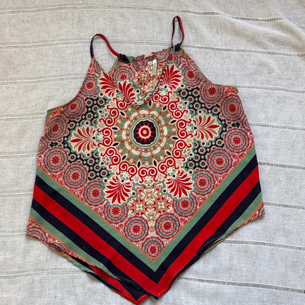 Live 4 Truth Multicolor Mandala Handkerchief Tank Top - Picture 13 of 13